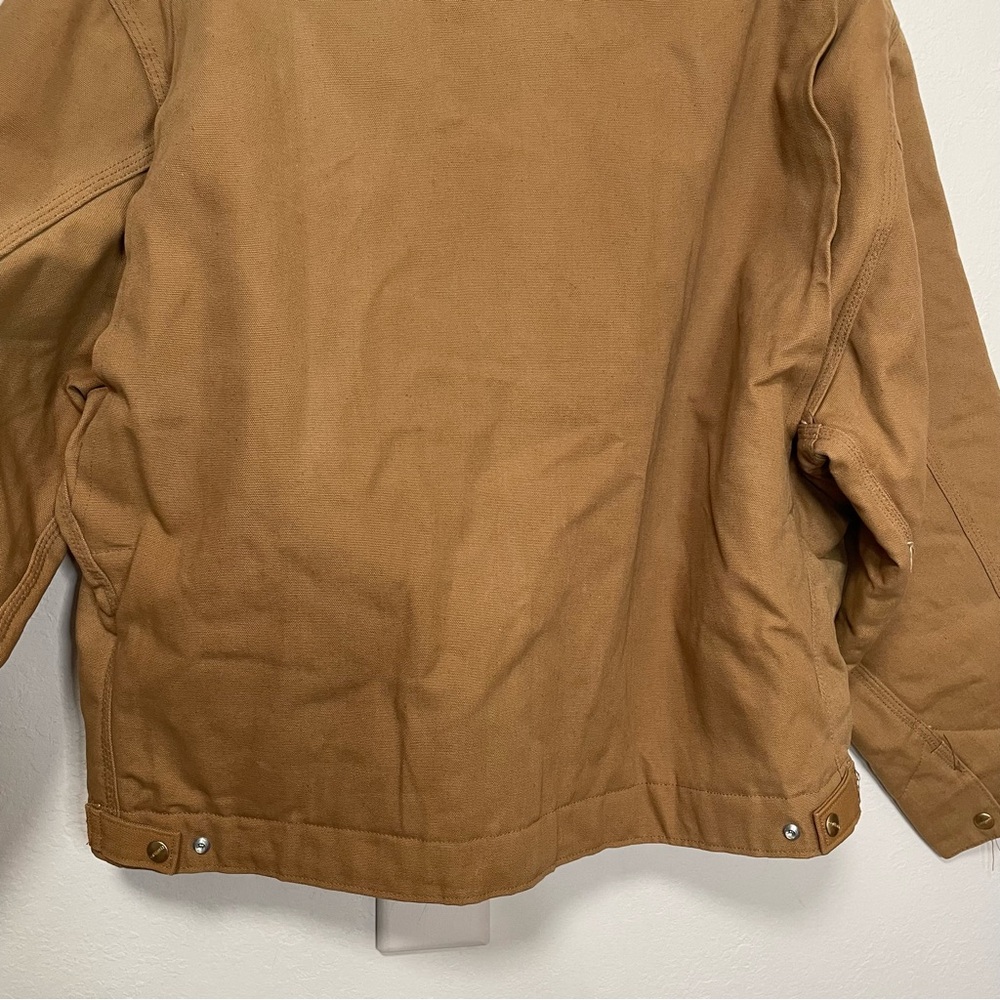 Carhartt Detroit Quilted Nylon Lined Firm Duck Jacket Vintage - Picture 9 of 16